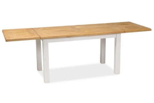 Стол обеденный Signal Poprad II 140X80 коричневый мед / сосна патина